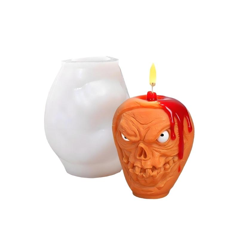 Halloween Candle Molds Casting Molds Epoxy Resin Molds Ornament Molds Plasters Molds Skulls Silicone Mould