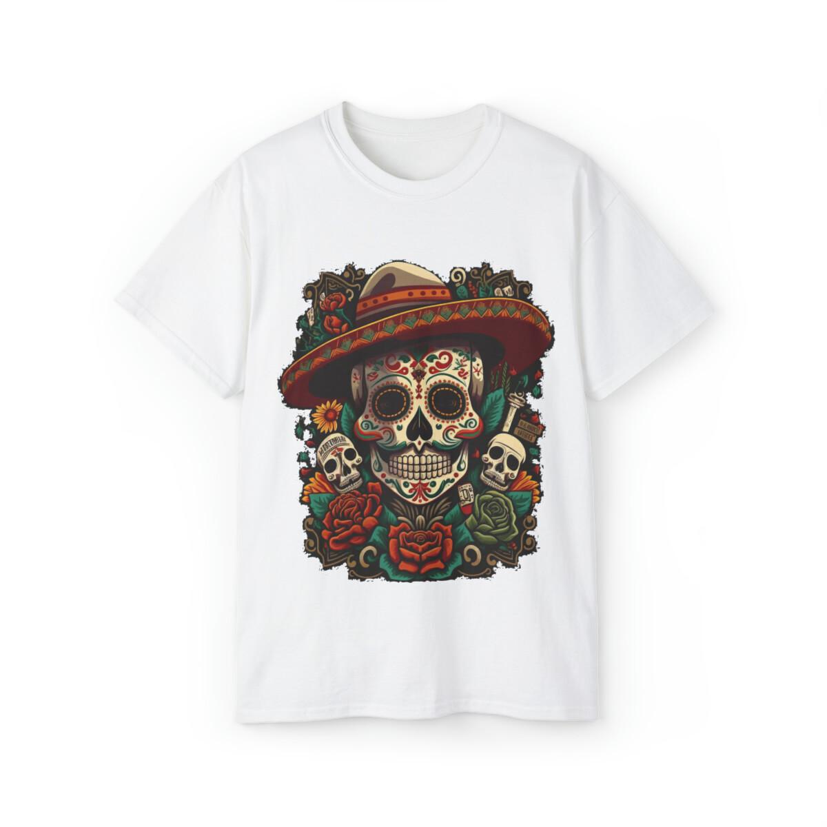 

Men Shirt Los Muertos Catrina Calavera Mexico Mexican 5XL 4XL 3XL Xxl Xl L M S 5XL різнокольоровий