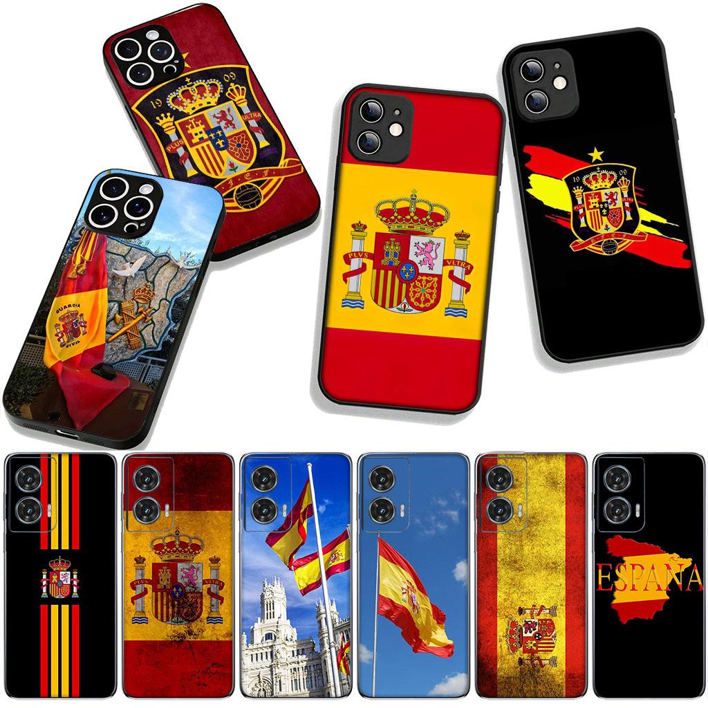 Cover for OPPO A54 A40 A60 A80 A18 A16 A17 A38 A78 A79 A57 A55 A3 Pro A96 A15 A12 Phone Case Spain Flag