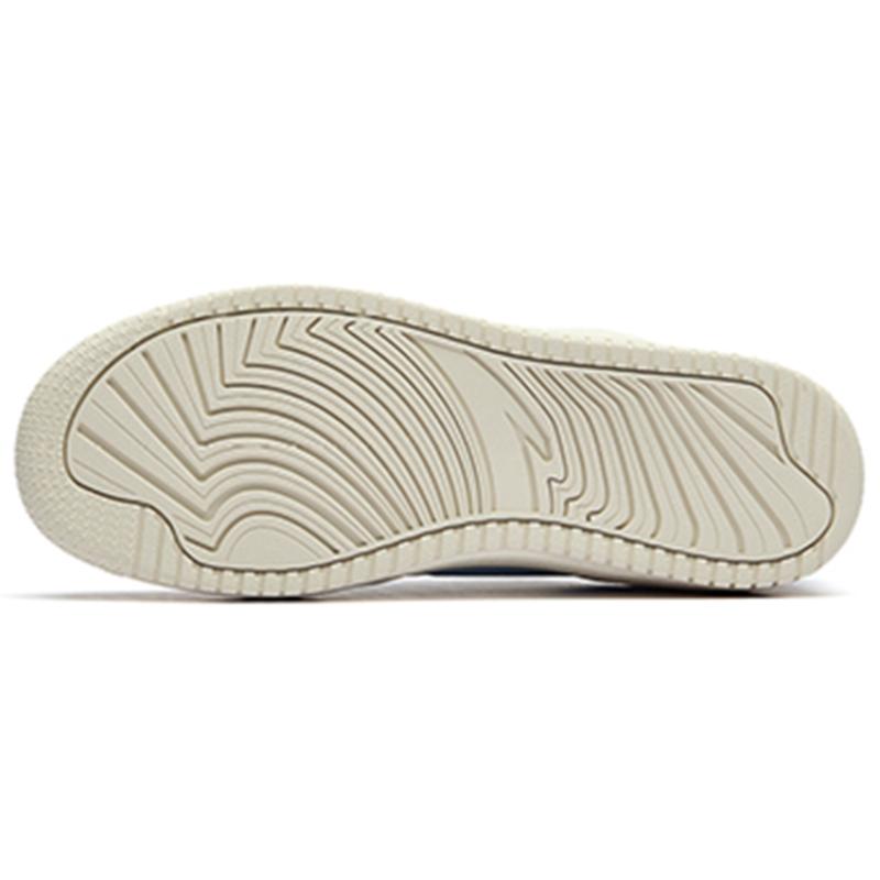 Anta Life Collection Low-Top Skateboard Shoes Women's White Gray Sneakers 922228067-2