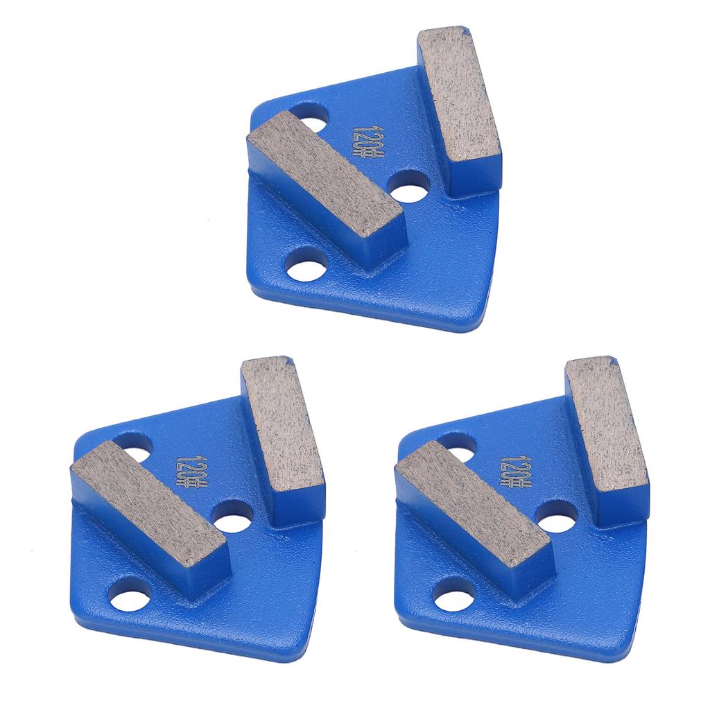 Grinding Shoes Trapezoid Concrete Floor Aggreesive Cutting 2 Long Teeth Blue 120# Trapezoid Grinding Shoes