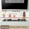 High-Temperature Resistant, Fireproof, Waterproof Kitchen Wall Sticker - Oil & Stain Proof for Stove, Range Hood, and Tile