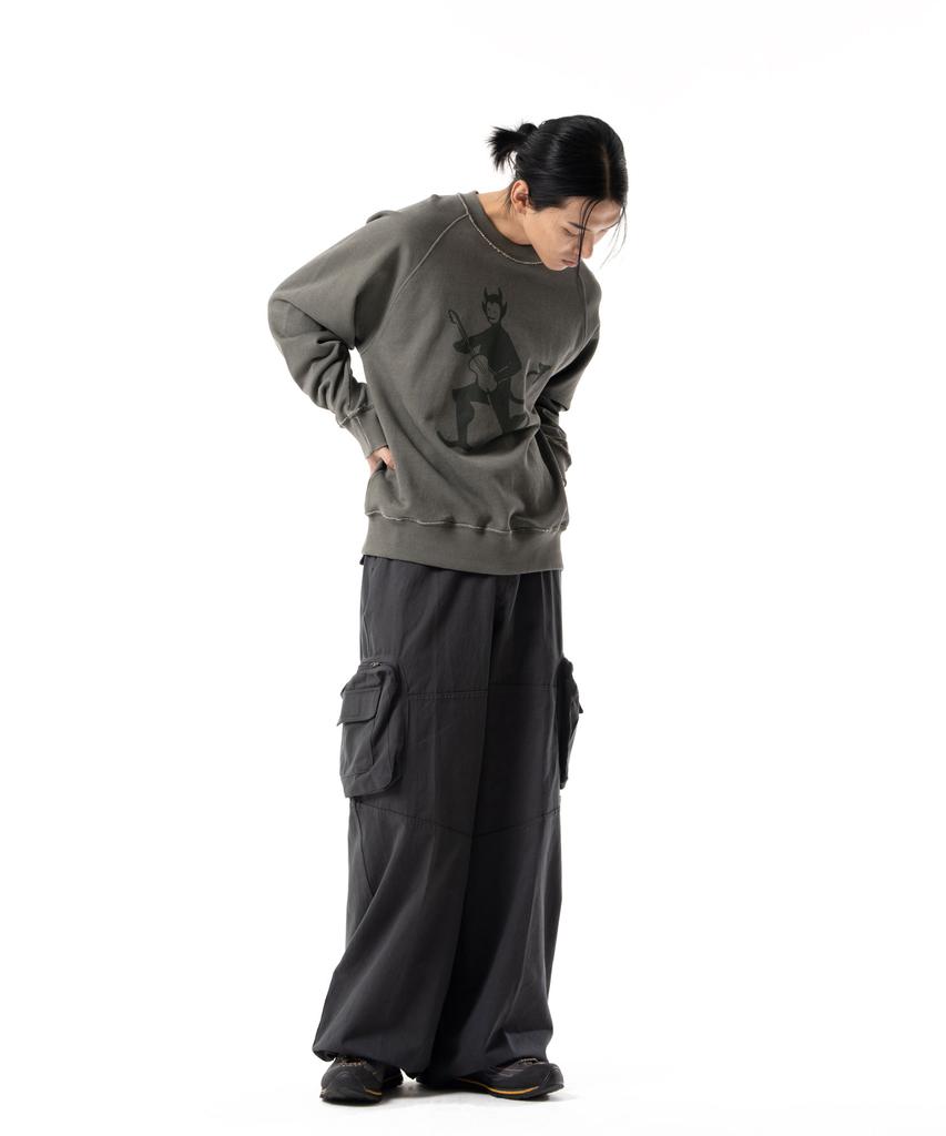 AAKAM Zip Cargo Pocket Pants (Dark Gray)