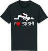 I Love Sushi Adult Sex Joke Japan Unisex Shirt Cotton Oversize Large Size