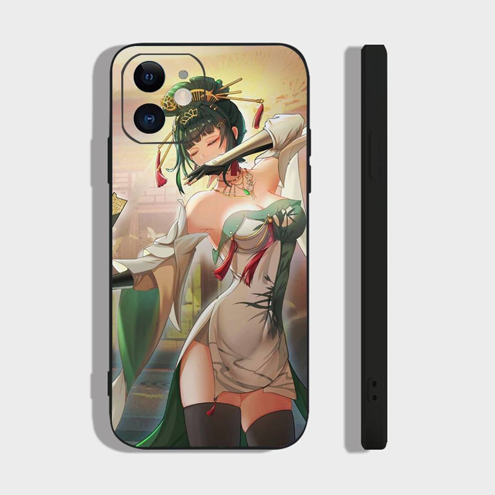 Hanying Zitheriwo Animated Mobile Game P-PGR Phone Case For IPhone 17 Air 16 15 14 13 Pro Max 11 12 Black Silicone Cover