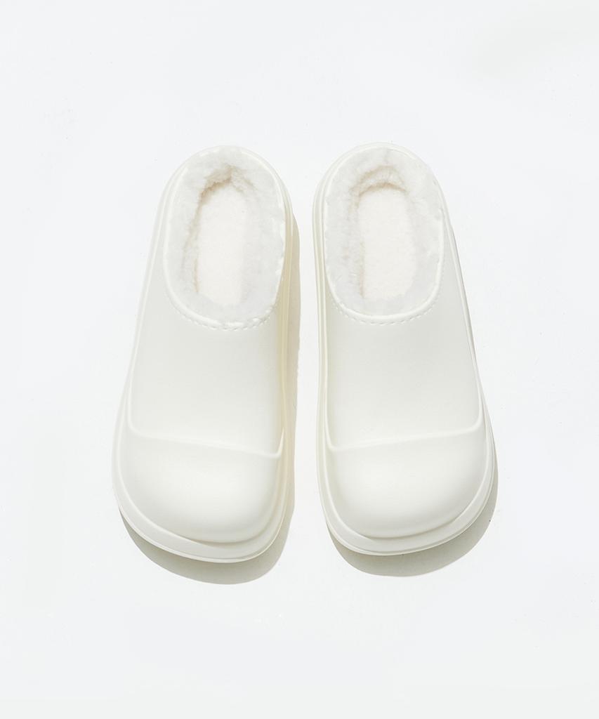 Clcl Wednesday Evening Winter Clogs - Cream