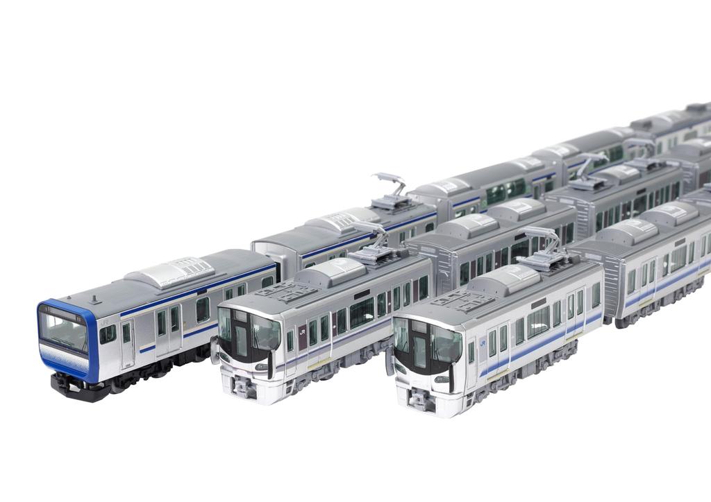 TOMYTEC Railway Collection Tetsukore Pocket Series JR Rapid Train Assembly Diorama 337225 1 East-West Edition, Pre-painted Kit, 10-pack BOX,