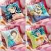 Game Urusei Yatsura Anime Cushion Cover Pattern Printed Pillowcase for Living Room Sofa Cushion Cover & Bedroom Decor