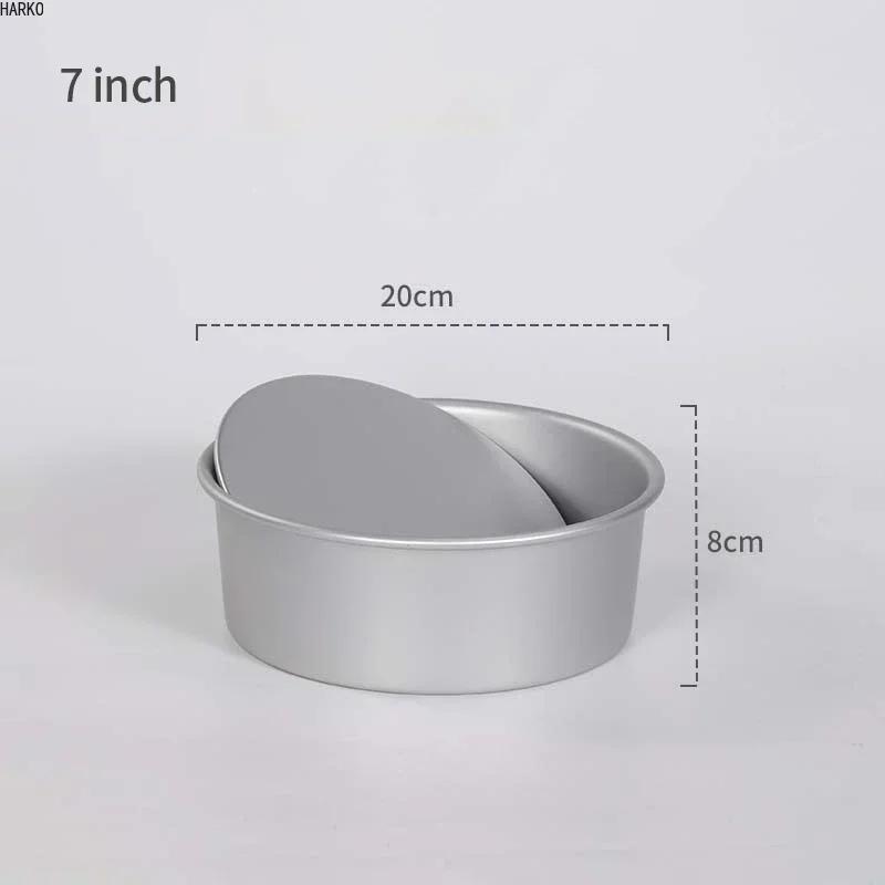 Kitchen Round Cake Mold Set Aluminum Alloy Cake Pan Set Non Stick Baking Pans 4/6/8 Inch Cakes Mould Removable Bottom Cocina