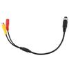uxcell Car Camera Adapter 4 Pin To RCA Adapter M12 4 Pin Female To