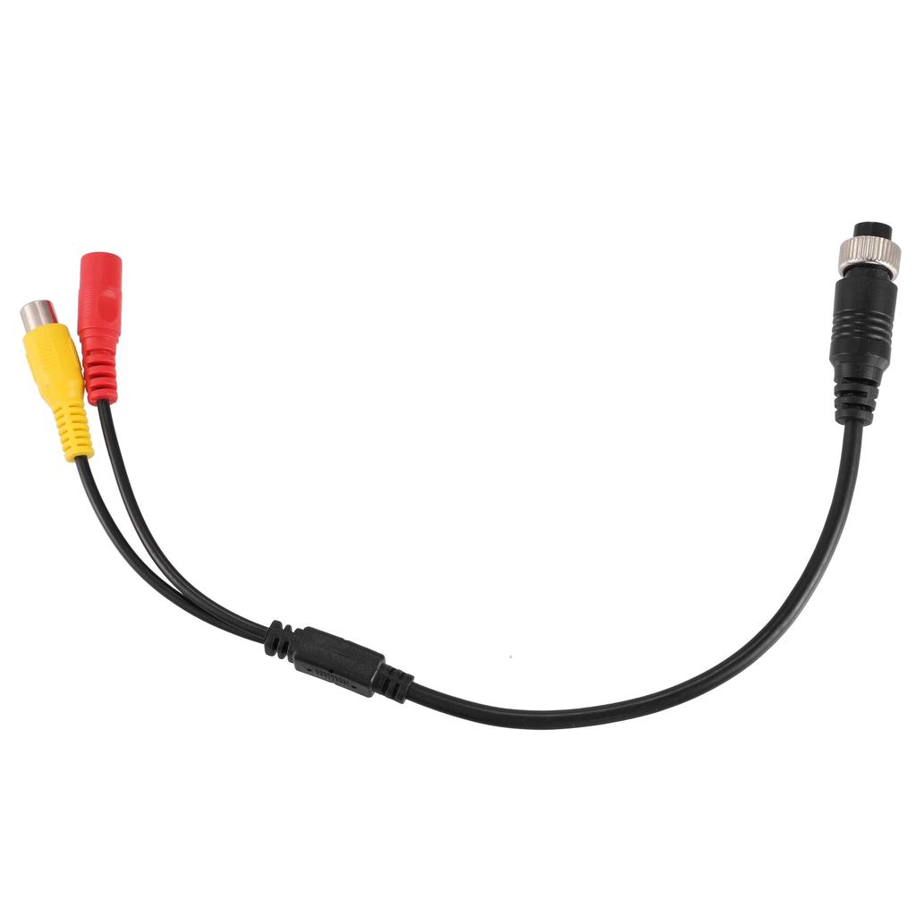 uxcell Car Camera Adapter 4 Pin To RCA Adapter M12 4 Pin Female To
