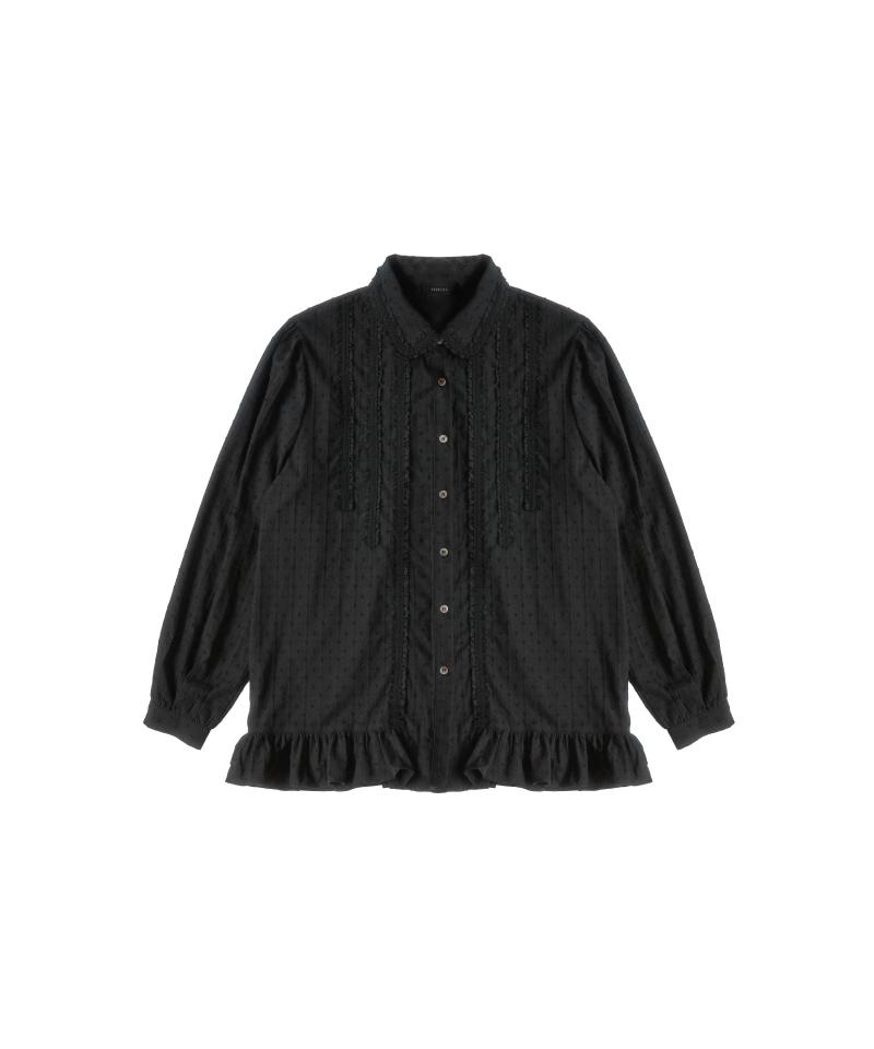 KOOKEESEE Bella Lace Blouse (Black)
