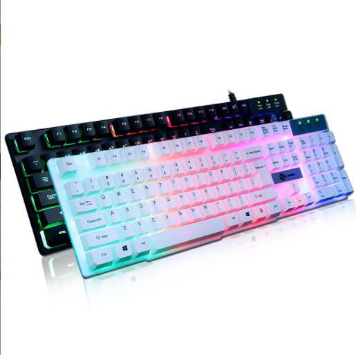 Limai GTX300 Backlit Wired USB Floating Gaming Keyboard and Mouse Illuminated Set