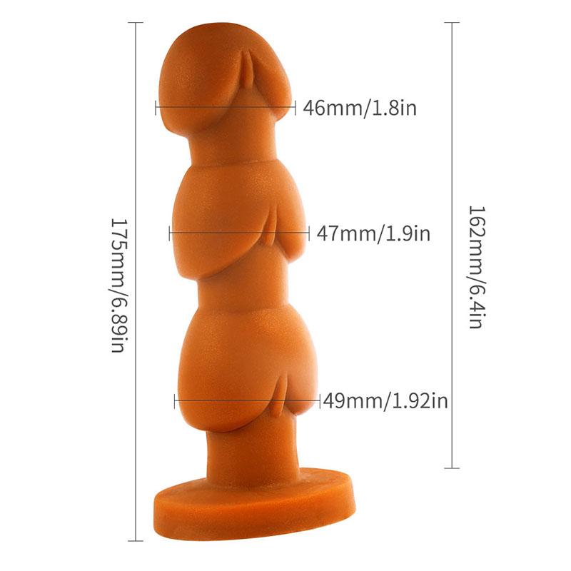 Měkký silikonový anální kolík Dildo pro ženy Lesbický anální kolík Sexuální hračky pro muže Big Dildo anální kolík Masáž prostaty Masáž konečníku