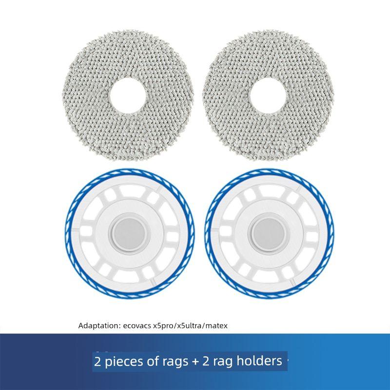 Suitable for Ecovacs X5 Pro/Pro Ultra/Matex Consumables, Such As Side Brushes, Dust Bags, Filters, and Cleaning Cloths