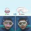 anti-fog glasses cleaning with Nose Cover Swimming goggles child No-Leak Water-resistant diving binoculars swim Accessories