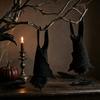 Halloween Party Background Decor Bat Decorations, Realistic Felt Hanging Bats, Spooky Flying Props Holiday Atmosphere for Haunted House Party, Indoor
