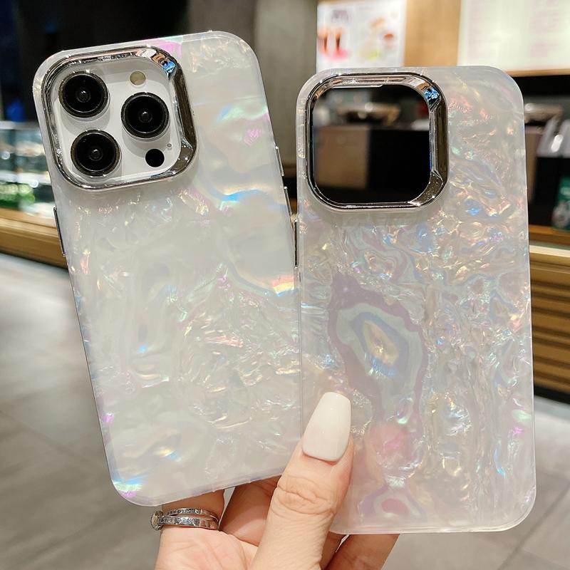 Luxus-Handyhülle mit Gradienten-Traumschalenmuster für iPhone 14Pro Max 11 12 13 15 Pro Max X XR XS Max Stoßfeste, weiche IMD-Abdeckung