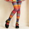 Seamless Rainbow Pantyhose Elastic Gradient Color Tights Funny Colorful Stripes Stockings Cosplay