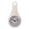 Silent Waterproof Bathroom Wall Clock with Suction Mount Modern Minimalist Design for Shower Room Or Kitchen Moisture Resistant