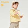 Balabala Kids' Cartoon Hooded Fleece-Lined Jacket