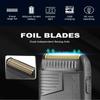 VGR V-375 Small Mini Shaver Portable Men's Reciprocating Single Blade Household Shaver Rechargeable Dual-use LED Display Long Battery Life Razor