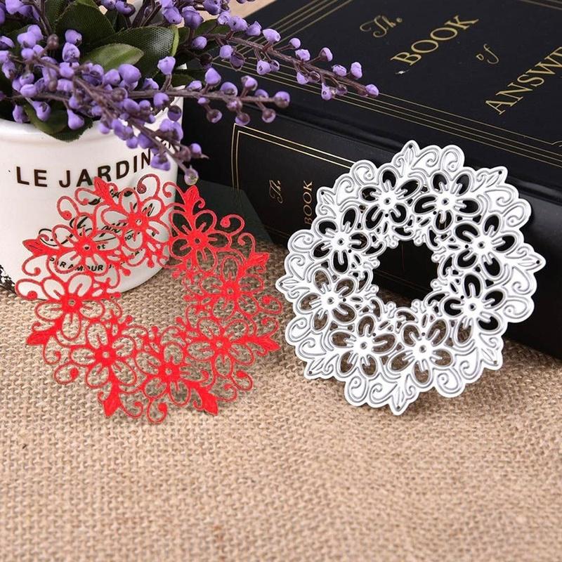 DIY kruhy krajka album dekorace čepel šablona kovové řezací razítka ražba papír karta scrapbooking