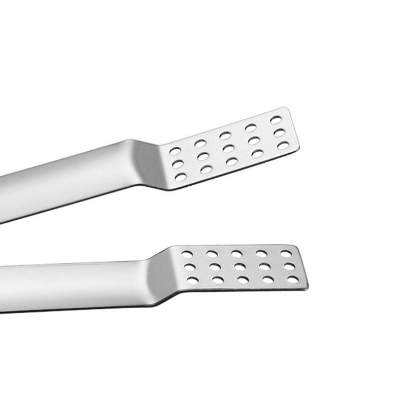 Teebeutel-Klammer Edelstahl Verdickt Zitronen-Pinzette Eis Zucker Grill-Klammer Haushaltsküchen-Gadget Teegeschirr Zange Quetscher Lebensmittelklammer