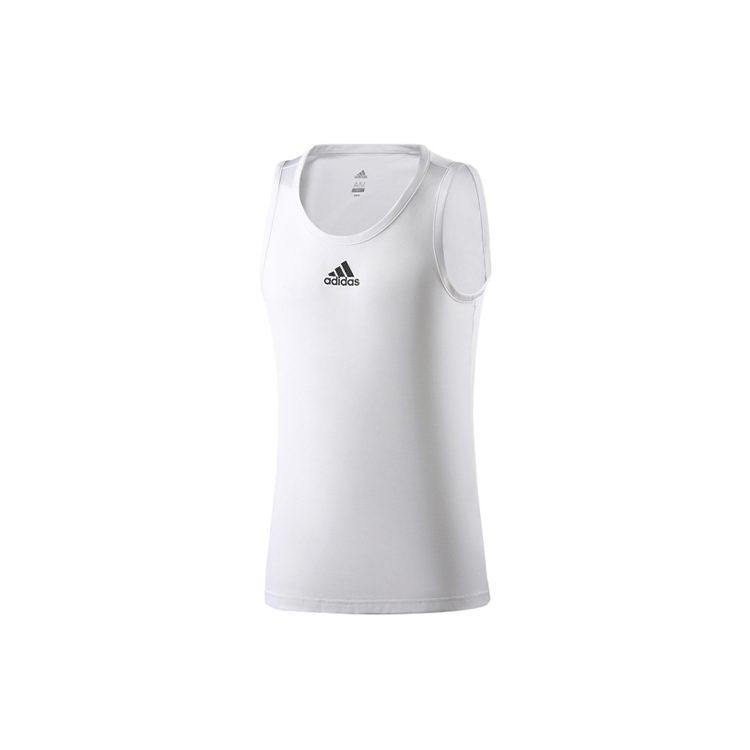 Adidas Basketball Jerseys Men's White Moderate Straight Fit EJ5612