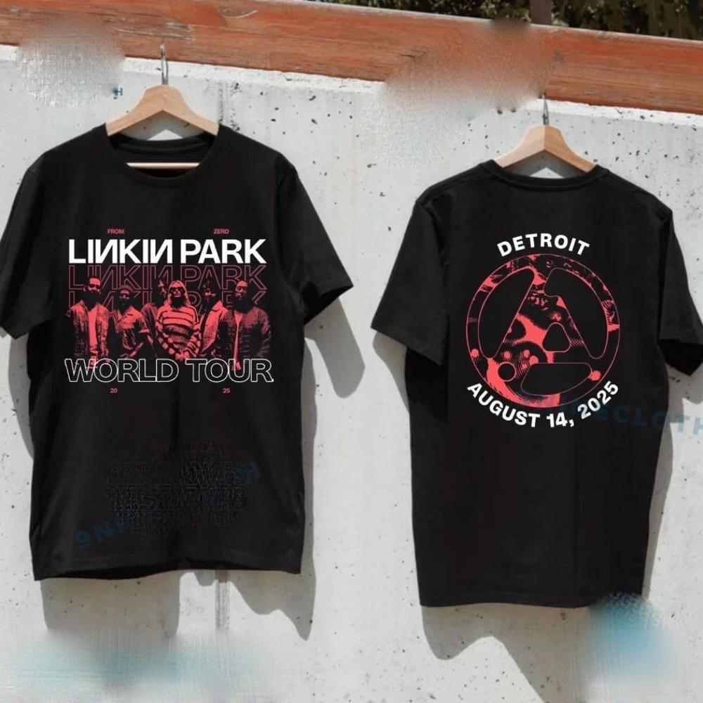 

Новая одежда Linkin Park С Мирового тура From Zero В Детройте 14 августа 2025 г. . Футболка Unisex S