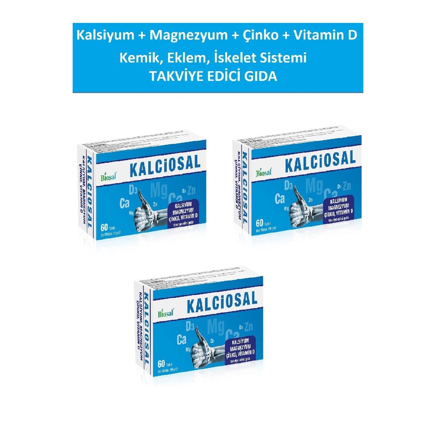 

Calcium Magnesium Zinc Vitamin D (60 X 3 Boxes Of 180 Tablets)