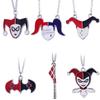 Horký filmový náhrdelník Harley Baseballová pálka Náhrdelník Cirkusový přívěsek Filmoví fanoušci Dárky Cosplay Rekvizity Muži Ženy Šperky Doplňky