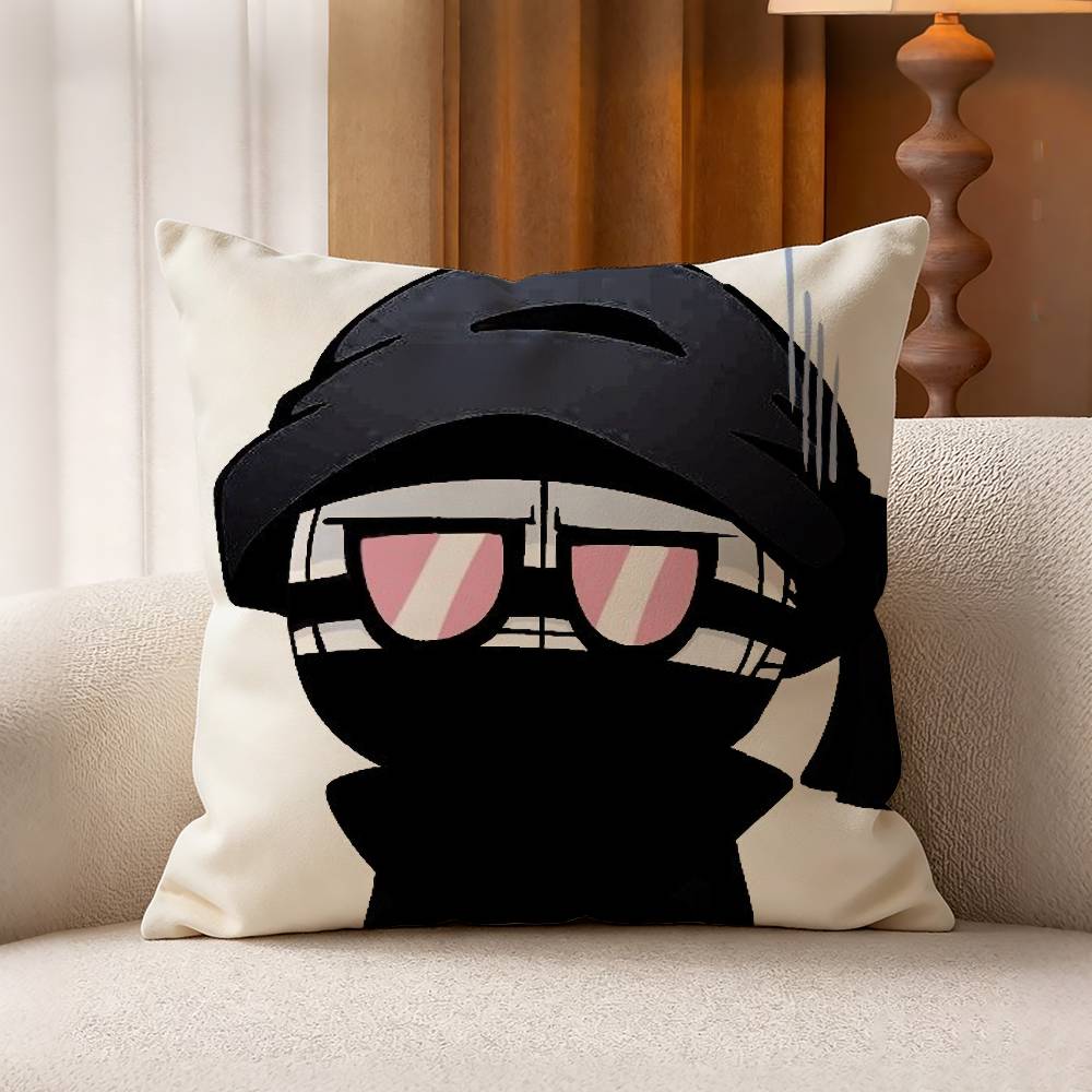 HHank SSharkrobotS MultiSize Printed Pillow Covers Home Decoration