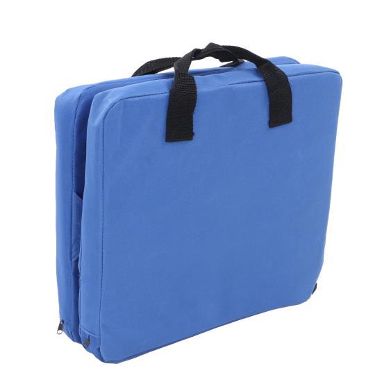 Thickened Anti Dirt Outdoor Seat Back Cushion Portable Folding Stadium Seat with Back Support for Camping Concert Blue 