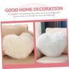 Homoyoyo Heart-Shaped Pillow, Heart Plush Toy, Plush Cushion, Valentine's Day Plush Toy, Fluffy Sofa Cushion, Valentine's Day Throw Pillow, Plush