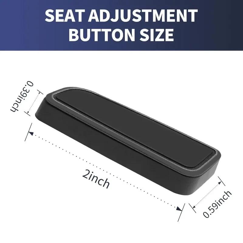 Für Tesla Model 3/Y 2025-2025 Autositz Vorwärtsknopf Sitzverstellknopf Ersatzkissen Rückwärts Fahrer Beifahrerseite