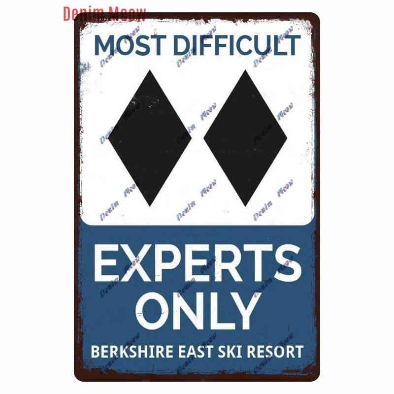 Vintage Ski Patrol Metal Poster, Retro Apres Skiing Tin Sign, Outdoor Winter Sports, Ski Team Printing Decoration, Plates, WY262