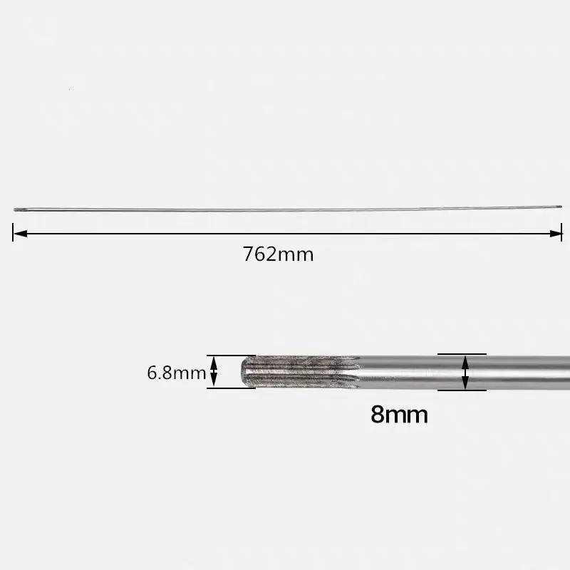 Nou 9 dinți/pătrat 8 mm grosime arbore de transmisie pentru 26 mm tub de aluminiu iarbă trimmer perie tăietor 760 mm lung lanț ferăstrău tuns gard viu