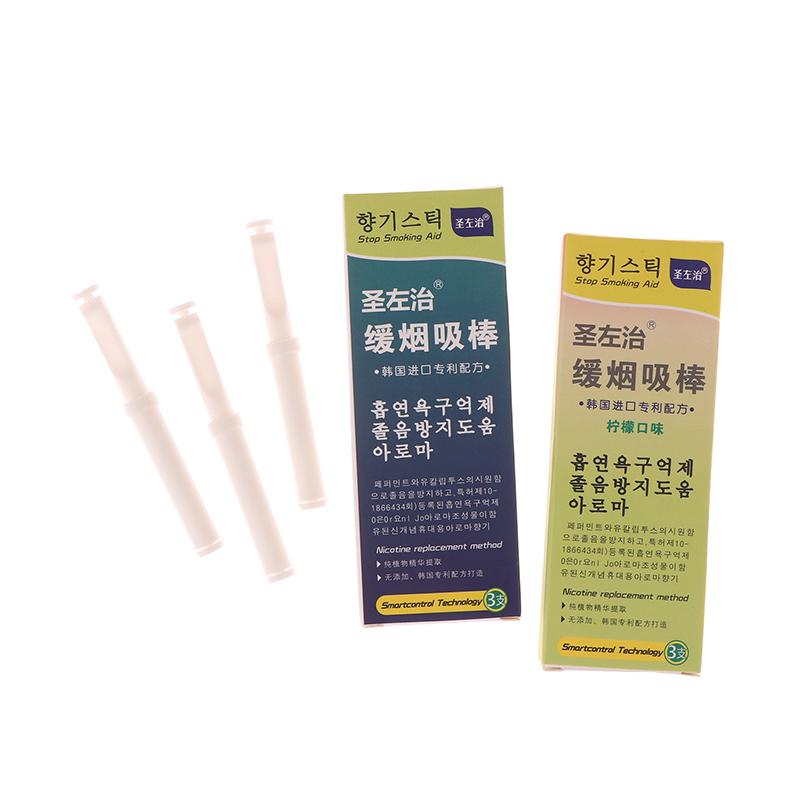 3 szt./pudełko Zdrowy zamiennik papierosa Beznikotynowy roślinny zdrowy Łagodzi uzależnienie od palenia Przenośne akcesoria do palenia