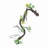 Artificial Reptiles Vine Climber Jungle Forest Bend Branch Terrarium Cage Decor