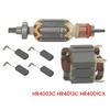 SHGO-Replacement Parts CB350/194160-9 Rotor Carbon Brushes With Stator For HR4003C HR4013C HR4001CX HR4011C HR4001C