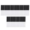 100Pcs 23.5x3.7cm Hat Sweat Liner White Hat Sweatband Insert Adhesive Hat Liner Outdoor Activities