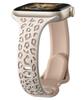 Dual-Color Leopard Print Silicone Strap for Apple Watch (Compatible with Series 1-9)