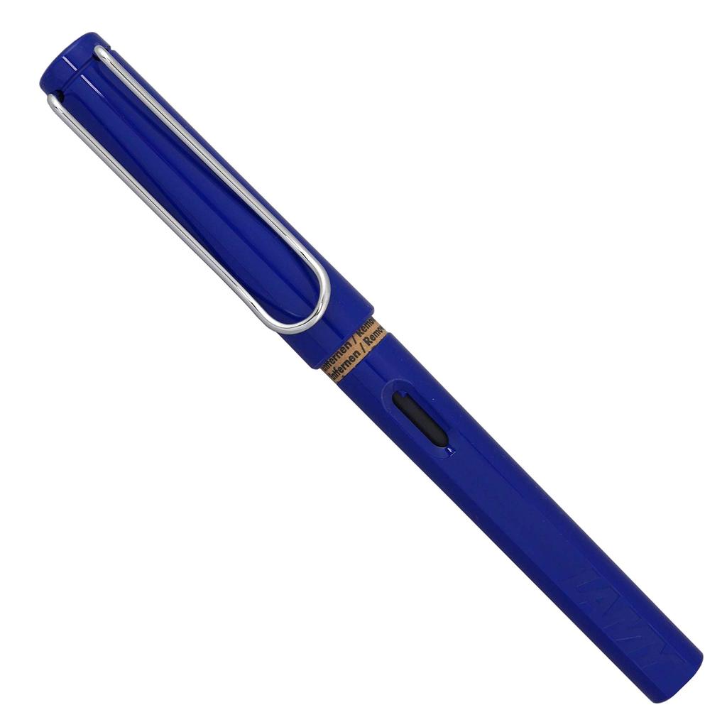 LAMY Safari L14 Blue M LT10 Cartridge Set (Medium Nib) & (LT10BLBK (Blue-Black))