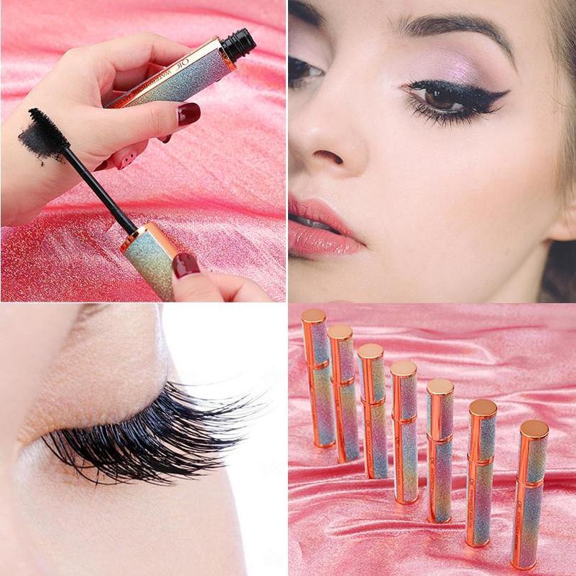 Mascara Extensie Volum Lengthening Eye Mascara Curling Black Waterproof Lash 4D Fiber