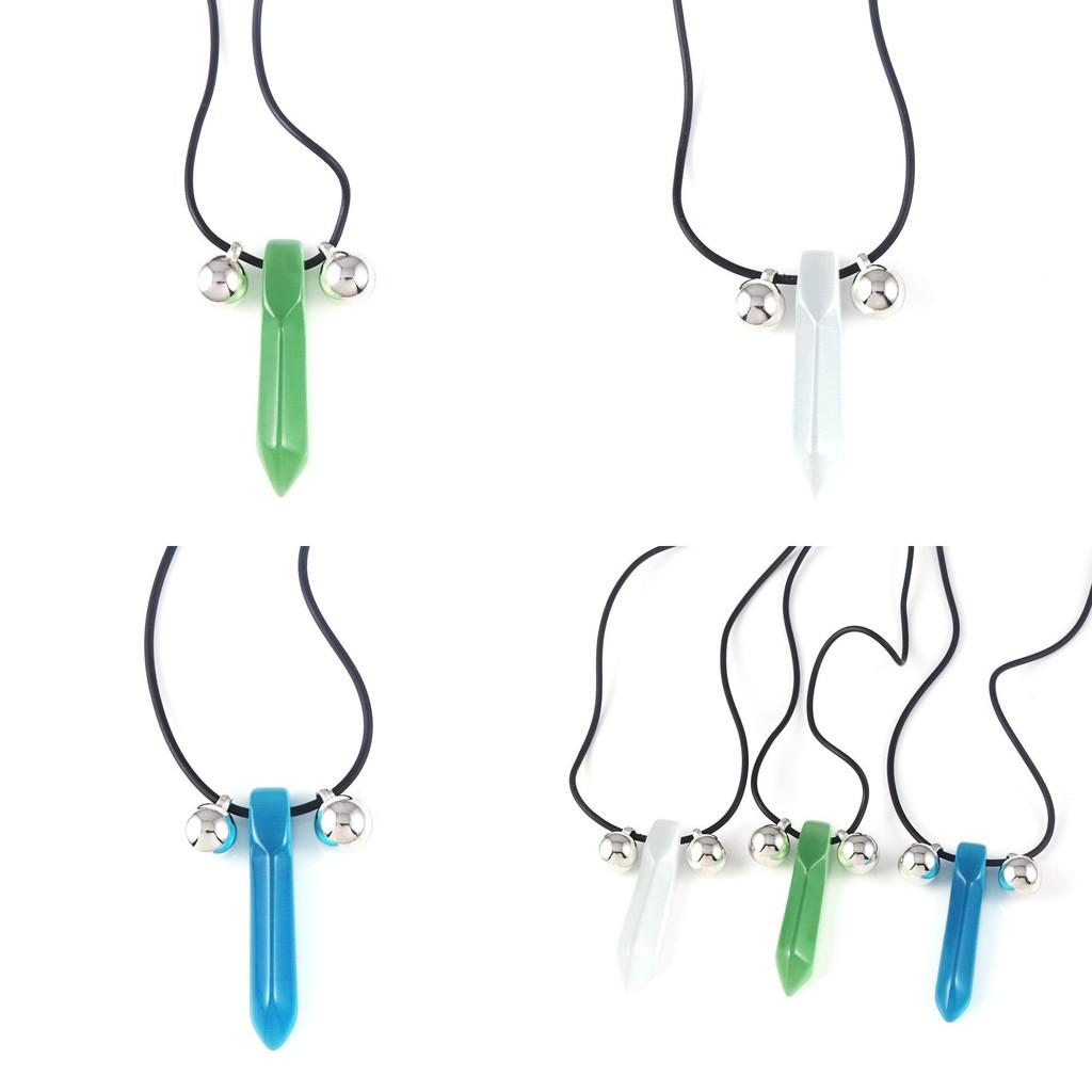 Naruto Pendant Necklace Anime Character Alloy With Leather Cord For Cosplay Fans