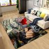 3D Dollar Money Pattern Area Rug,Carpet Rug for Living Room Bedroom Sofa Doormat Kitchen Decoration,Kids Play Non-slip Floor Mat