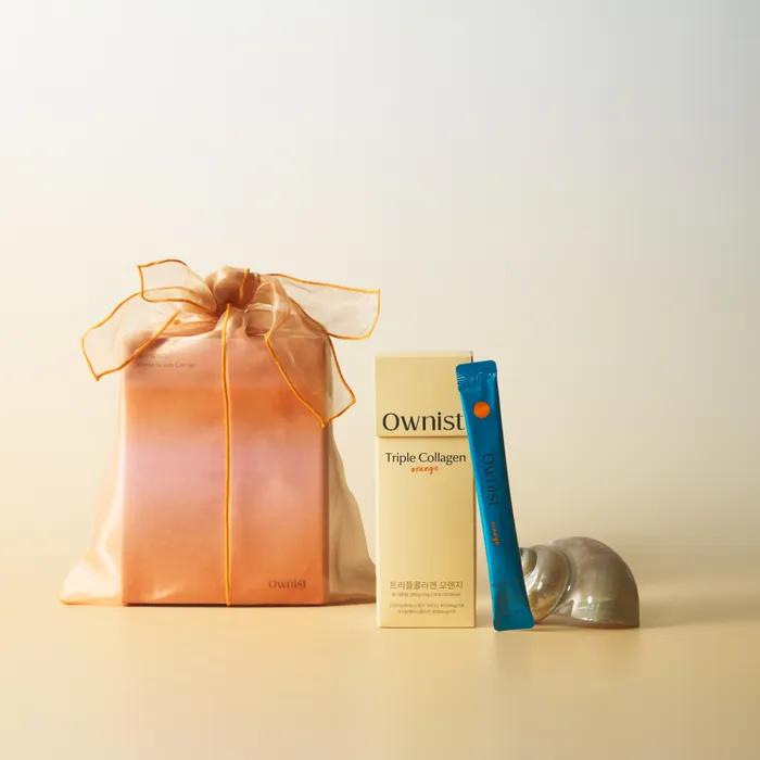 

Набор в подарок «Тройной коллаген Апельсин Вечная красота» (1 месяц)