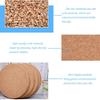 12 Pcs Cork Coaster for Drink, Absorbent Heat Resistant Reble Tea or Coffee Coaster, Blank Coasters for Crafts,Warm Gifts Cork Coasters for Relatives