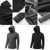 Soft And Breathable Men's Pullover Hoodie Featuring A Turtleneck Design And Moisture Wicking Fabric
